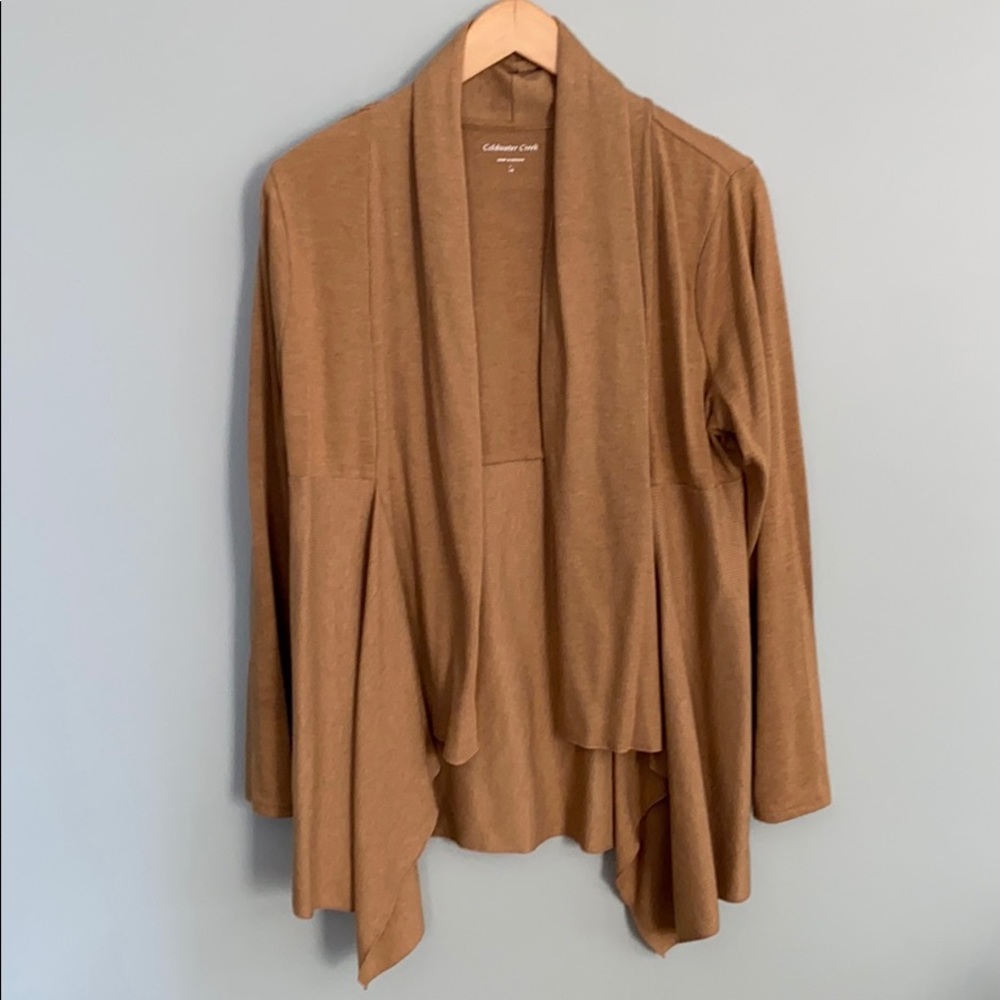 Coldwater Creek Openfaced Cardigan L